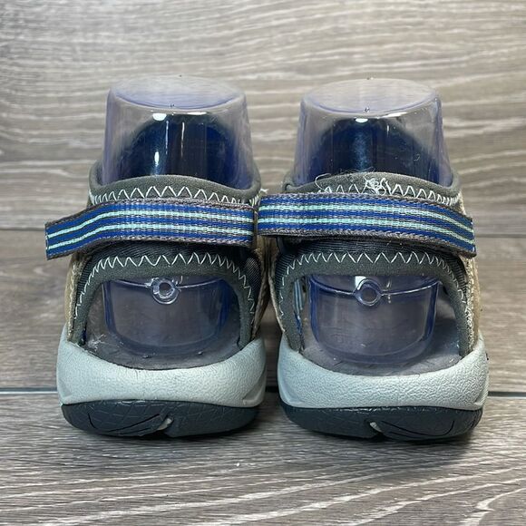 Merrell Cambrian Oyster Pull Women’s Sz 7 Leather Mesh Outdoor Vibram Sandals - Picture 4 of 12